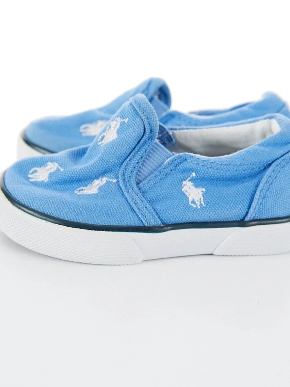 Polo Ralph Lauren Boy's Bal Harbour Repeat Slip On Sneakers Size 4